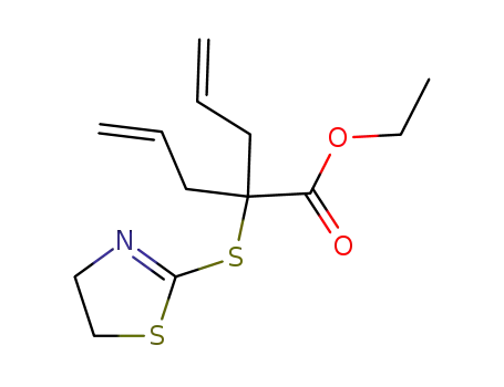 4-Pentenoic acid, 2-[(4,5-dihydro-2-thiazolyl)thio]-2-(2-propenyl)-, ethyl
ester