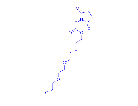 2,5-Pyrrolidinedione,
1-[(1-oxo-2,5,8,11,14-pentaoxapentadec-1-yl)oxy]-
