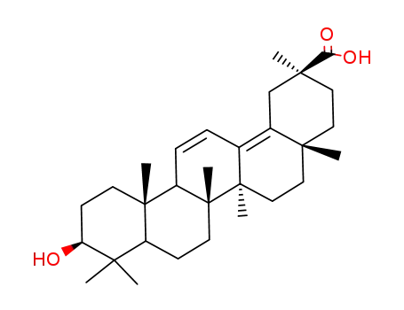 Molecular Structure of 17991-81-0 (Glypallidifloric acid)