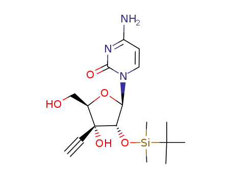 1-[2-O-(tert-butyldimethylsilyl)-3-C-ethynyl-1-β-D-ribofuranosyl]cytosine