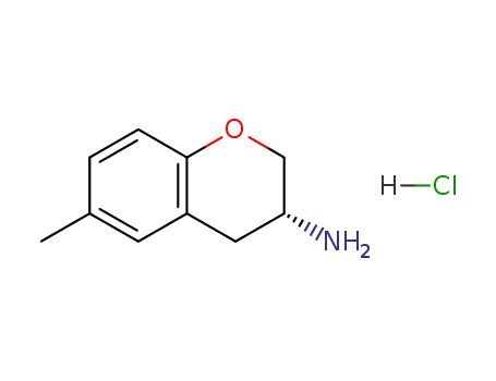 Molecular Structure of 54444-97-2 (6-METHYL-CHROMAN-3-YLAMINE HYDROCHLORIDE)