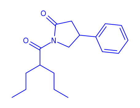 1-(1-OXO-2-PROPYLPENTYL)-4-PHENYL2-PYRROLIDIN-1-YLNE-CAS