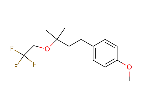 Benzene, 1-methoxy-4-[3-methyl-3-(2,2,2-trifluoroethoxy)butyl]-