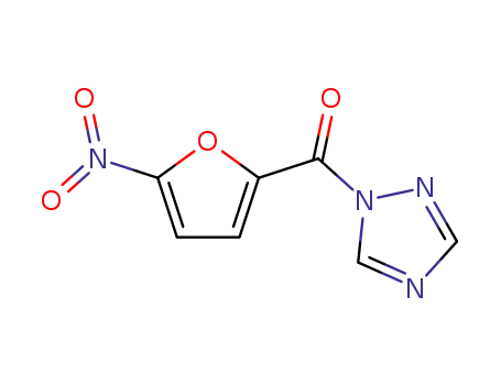 Molecular Structure of 94145-05-8 (1H-1,2,4-Triazole, 1-[(5-nitro-2-furanyl)carbonyl]-)