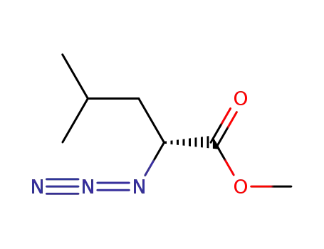 Pentanoic acid, 2-azido-4-methyl-, methyl ester, (R)-