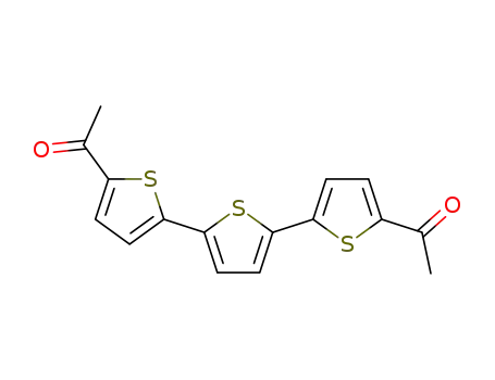 Molecular Structure of 5705-79-3 (Ethanone, 1,1'-[2,2':5',2''-terthiophene]-5,5''-diylbis-)