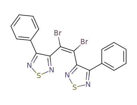 1,2,5-Thiadiazole, 3,3'-(1,2-dibromo-1,2-ethenediyl)bis[4-phenyl-, (Z)-