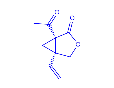 3-Oxabicyclo[3.1.0]hexan-2-one, 1-acetyl-5-ethenyl- (9CI)