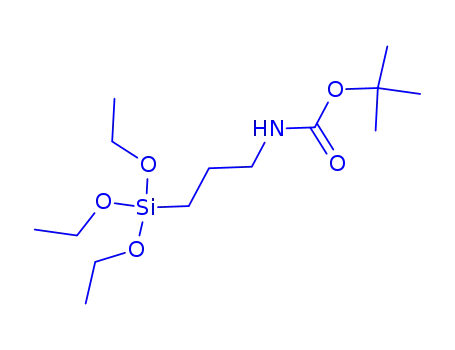 Molecular Structure of 137376-38-6 ((3-Triethoxysilylpropyl)-t-butylcarbamate)
