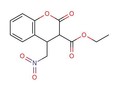 4-nitromethyl-2-oxochroman-3-carboxylic acid ethyl ester
