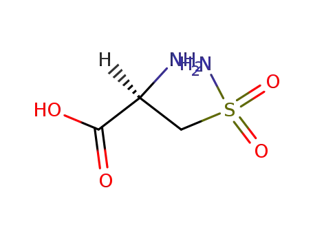 Molecular Structure of 18625-03-1 (3-SULFAMOYL-L-ALANINE)