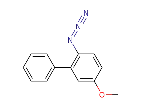 Molecular Structure of 91902-00-0 (2-azido-5-methoxy-1,1'-biphenyl)