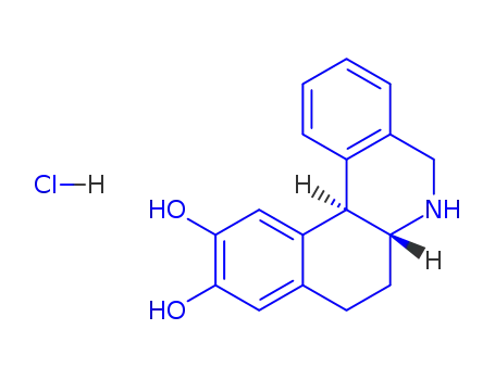 Molecular Structure of 137417-08-4 ((±)-trans-10,11-Dihydroxy-5,6,6a,7,8,12b-hexahydrobenzo[a]phenanthridine  hydrochloride)