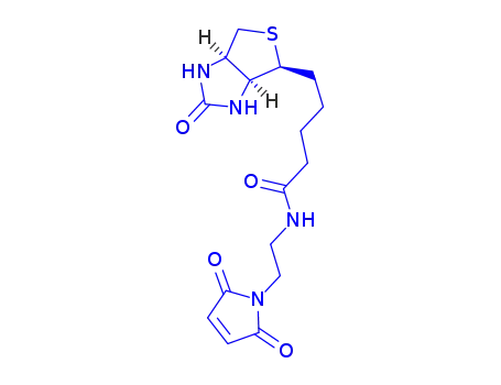 Molecular Structure of 139554-72-6 (N-BIOTINYL-N'-MALEIMIDO-ETHYLENEDIAMINE)