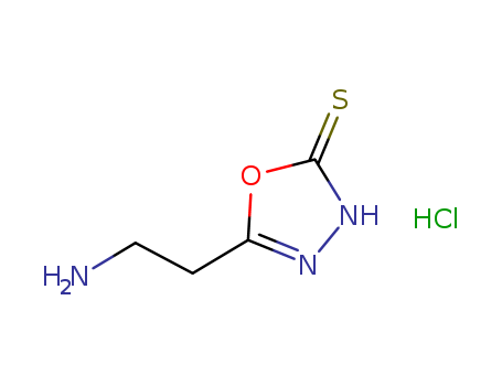 1,3,4-Oxadiazole-2(3H)-thione, 5-(2-aminoethyl)-, monohydrochloride