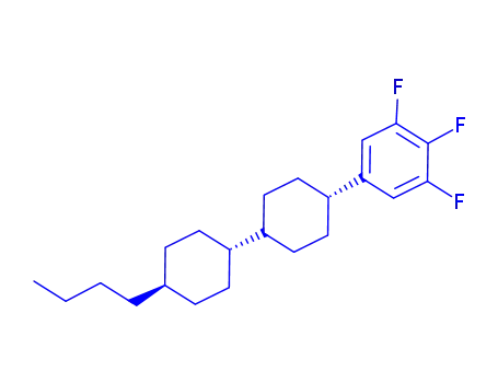 Molecular Structure of 139420-31-8 (5-[4-(4-butylcyclohexyl)cyclohexyl]-1,2,3-trifluoro-benzene)