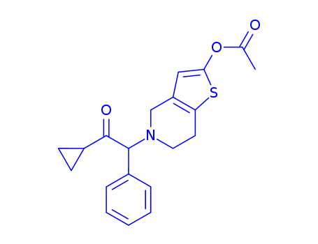 5-(2-cyclopropyl-2-oxo-1-phenylethyl)-4,5,6,7-tetrahydrothieno [3,2-c]pyridin-2-yl acetate CAS No.1391194-45-8