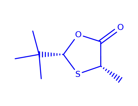 1,3-Oxathiolan-5-one, 2-(1,1-dimethylethyl)-4-methyl-, (2R,4S)-