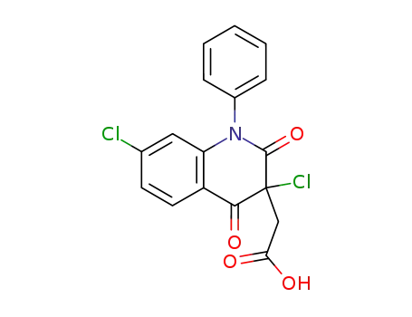 (3,7-dichloro-2,4-dioxo-1-phenyl-1,2,3,4-tetrahydro-quinolin-3-yl)-acetic acid