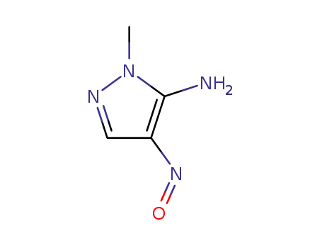 1H-Pyrazol-5-amine, 1-methyl-4-nitroso-