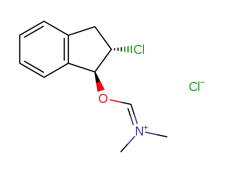 ((1S,2S)-2-Chloro-indan-1-yloxymethylene)-dimethyl-ammonium; chloride