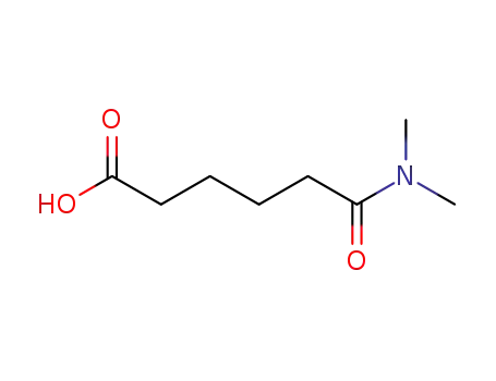 Molecular Structure of 1862-09-5 (Hexanoic acid, 6-(dimethylamino)-6-oxo-)