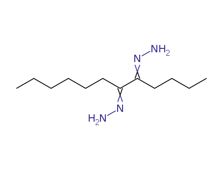 Molecular Structure of 87176-69-0 (5,6-Dodecanedione, dihydrazone)