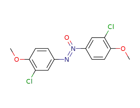 Molecular Structure of 119408-14-9 (3,3'-dichloro-4,4'-dimethoxyazoxybenzene)