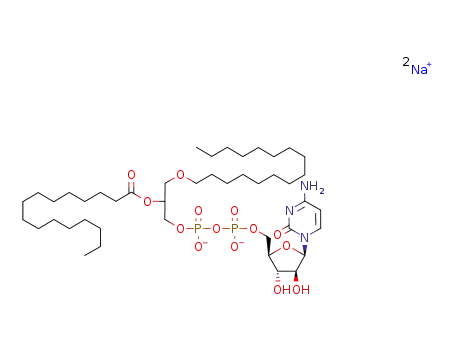 ara-CDP-rac-1-O-hexadecyl-2-O-palmitoylglycerol