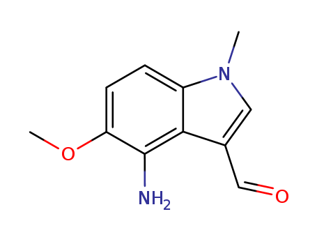 1H-Indole-3-carboxaldehyde, 4-amino-5-methoxy-1-methyl-