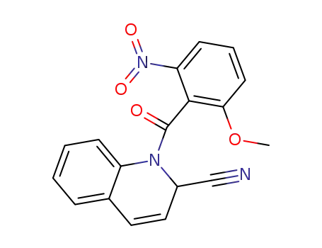 1-(2-methoxy-6-nitro-benzoyl)-1,2-dihydro-quinoline-2-carbonitrile