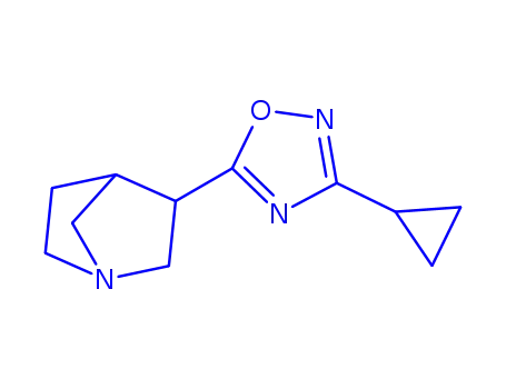 3-(3-cyclopropyl-1,2,4-oxadiazol-5-yl)-1-azabicyclo[2.2.1]heptane
