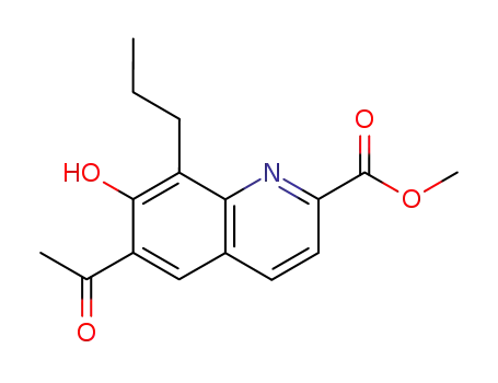 Methyl 6-acetyl-7-hydroxy-8-propylquinoline-2-carboxylate