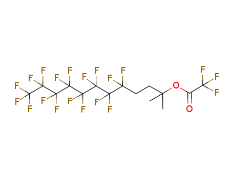 trifluoro-acetic acid 4,4,5,5,6,6,7,7,8,8,9,9,10,10,11,11,11-heptadecafluoro-1,1-dimethylundecyl ester
