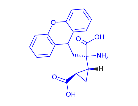 2(S)-Amino-2-[2(S)-carboxy-1(S)-cyclopropyl]-3-(9H-xanthen-9-yl)propionic acid