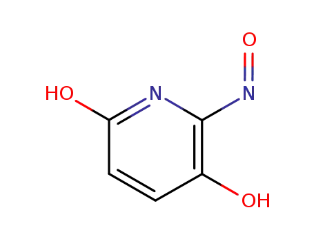 Molecular Structure of 65017-11-0 (2(1H)-Pyridinone, 5-hydroxy-6-nitroso-)