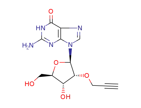 Molecular Structure of 206552-86-5 (2'-O-Propygylguanosine)