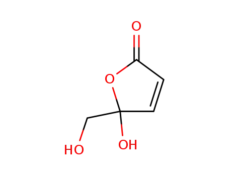 Molecular Structure of 95016-85-6 (2(5H)-Furanone, 5-hydroxy-5-(hydroxymethyl)-)