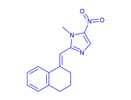 1H-Imidazole,2-[(3,4-dihydro-1(2H)-naphthalenylidene)methyl]-1-methyl-5-nitro-