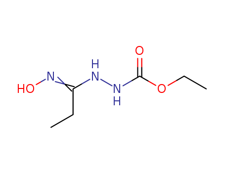 Hydrazinecarboxylicacid, 2-[1-(hydroxyamino)propylidene]-, ethyl ester