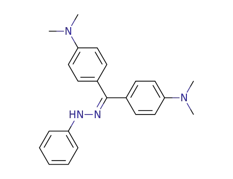 Molecular Structure of 88738-74-3 (Methanone, bis[4-(dimethylamino)phenyl]-, phenylhydrazone)