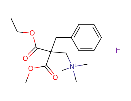 (2-Ethoxycarbonyl-2-methoxycarbonyl-3-phenyl-propyl)-trimethyl-ammonium; iodide