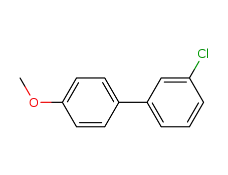 Molecular Structure of 74447-84-0 (1,1'-Biphenyl, 3-chloro-4'-methoxy-)