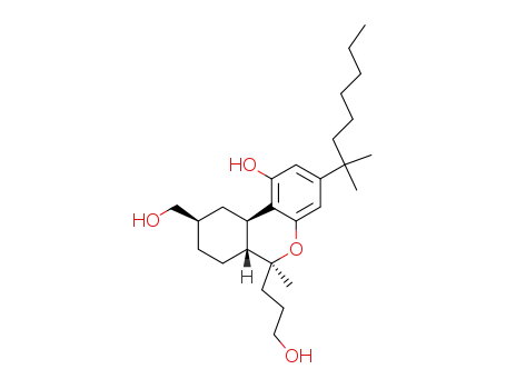 (6S,6aR,9R,10aR)-3-(1,1-Dimethylheptyl)-6a,7,8,9,10,10a-hexahydro-1-hydroxy-9-(hydroxymethyl)-6-methyl-6H-dibenzo(b,d)pyran-6-propanol