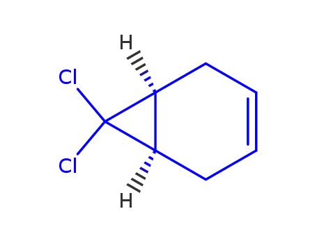 Molecular Structure of 212268-84-3 (Bicyclo[4.1.0]hept-3-ene, 7,7-dichloro-, (1R,6R)-rel- (9CI))