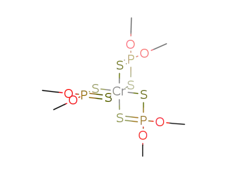 Molecular Structure of 14177-95-8 (phosphorus(1+), diethoxydithiolato-, chromium(6+) salt)