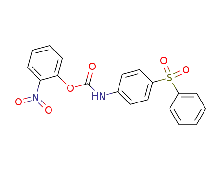 Molecular Structure of 14193-10-3 (2-nitrophenyl [4-(phenylsulfonyl)phenyl]carbamate)