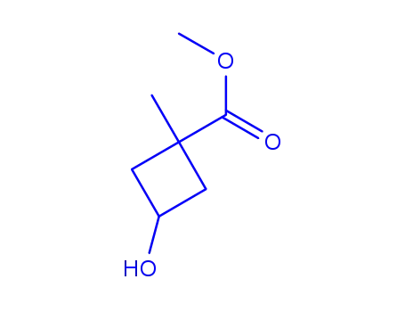 Molecular Structure of 169899-49-4 (Cyclobutanecarboxylic acid, 3-hydroxy-1-methyl-, methyl ester (9CI))
