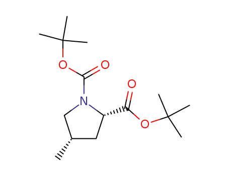 1,2-Pyrrolidinedicarboxylic acid, 4-methyl-, bis(1,1-dimethylethyl) ester,
(2S,4S)-