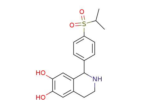 1-[p-(이소프로필술포닐)페닐]-1,2,3,4-테트라히드로-6,7-이소퀴놀린디올